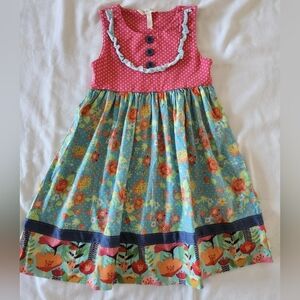 Matilda Jane Camp MJC Green Garden Dress, Size 8